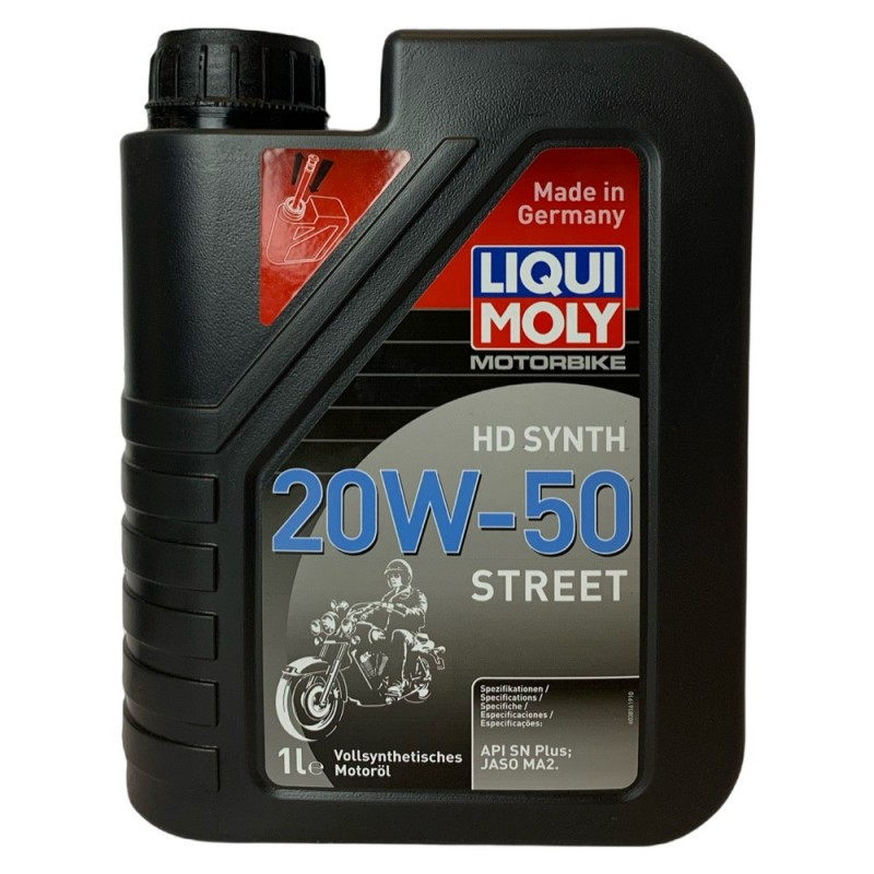 Aceite Liqui Moly 4T 20W-50 Street Full Sintético LM3816 - 1Lt