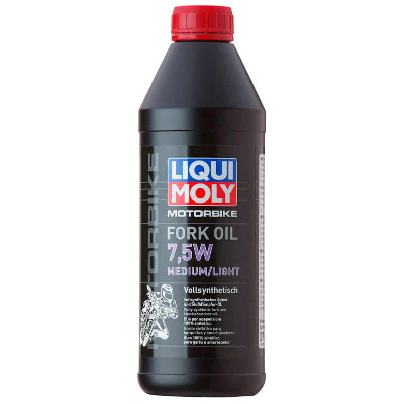 Aceite Liqui Moly 2T Suspensión Fork Oil 7.5W Medium Sintético LM2719 - 1Lt