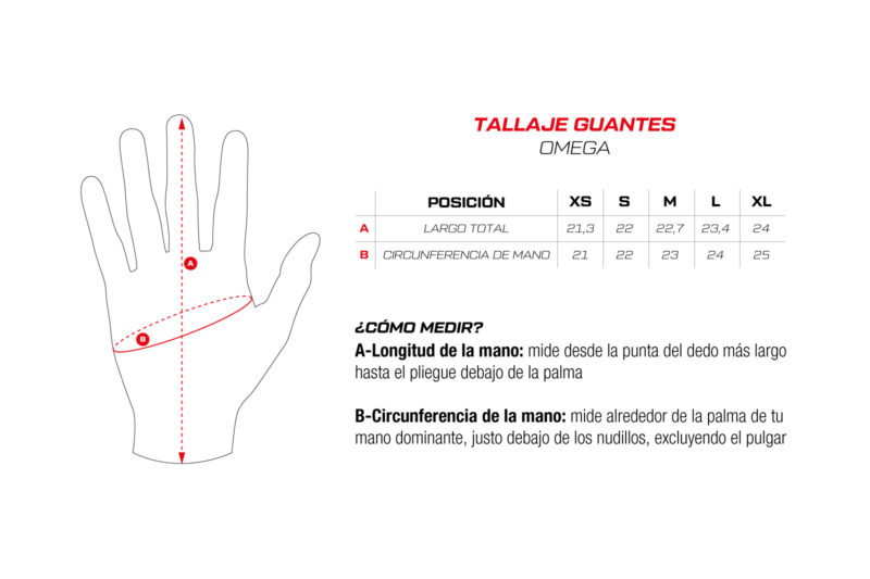GUANTE DE PROTECCIÓN VERANO OMEGA