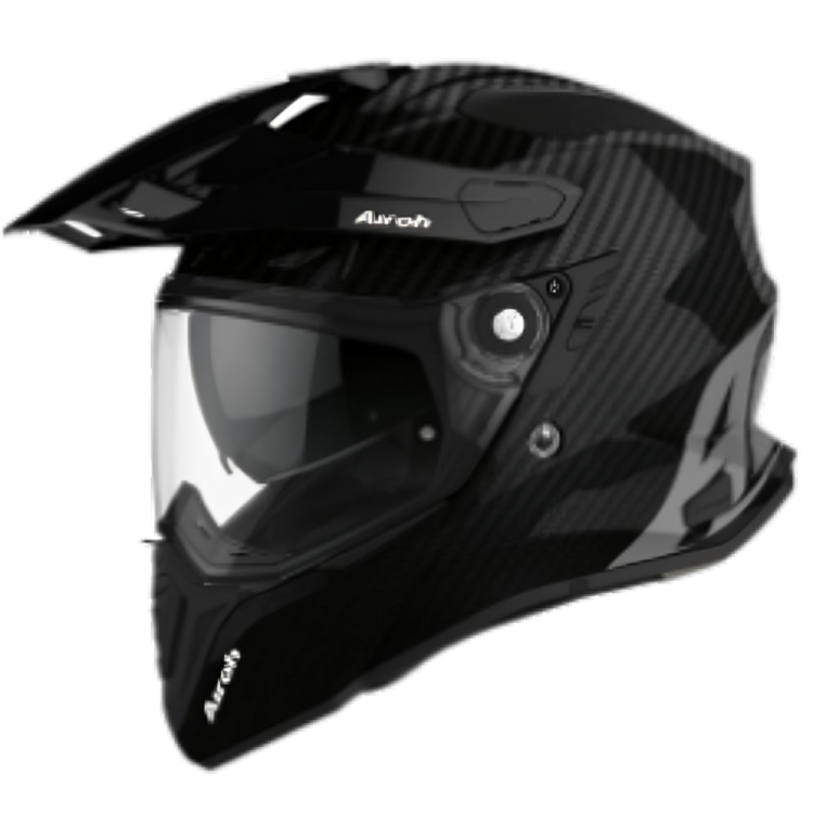 CASCO AIROH COMMANDER FULL CARBON GLOSS COMMA