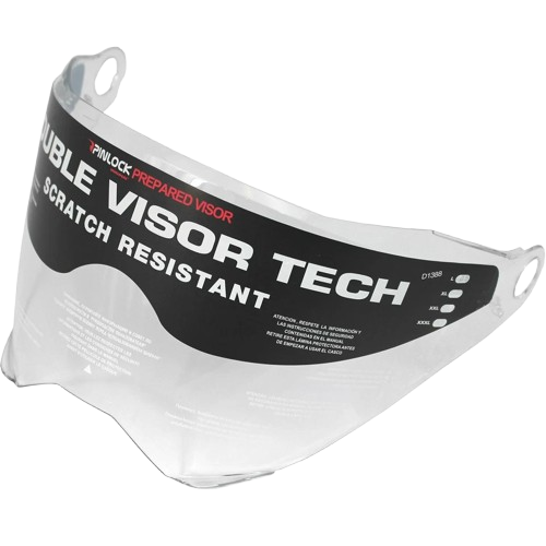 VISOR PINLOCK DOUBLE VISOR TECH SCRATCH RESISTANT
